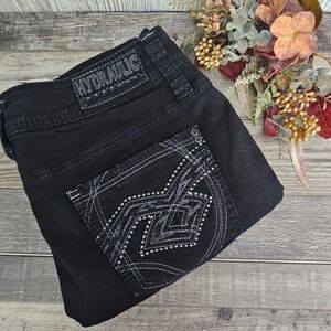 Hydraulic Bailey Super Skinny Jeans Women's 17/18 Black Stretch Denim